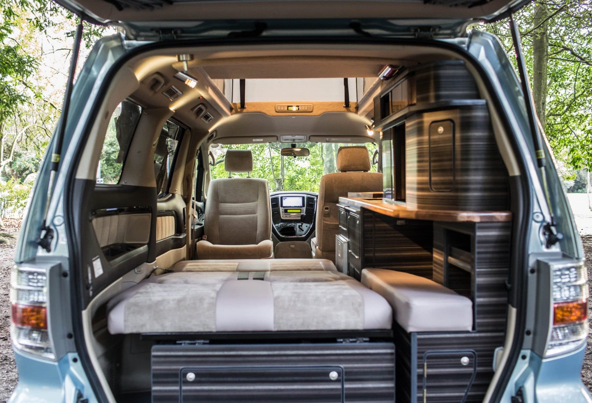 Interior toyota alphard hybrid eco campervan for sale