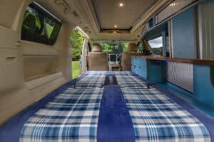 What facilities can be found inside a campervan