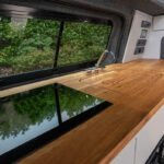 Toyota Proace Campervan Conversion Interior Sink and cooker