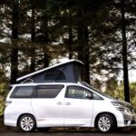 Toyota Alphard Connect II Camper white Offside