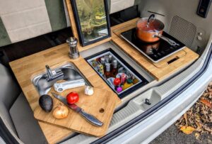 Toyota Hybrid Eco Escape Rear Kitchen Pod cooking