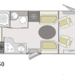 Mercedes Le Voyageur motorhome layout diagram