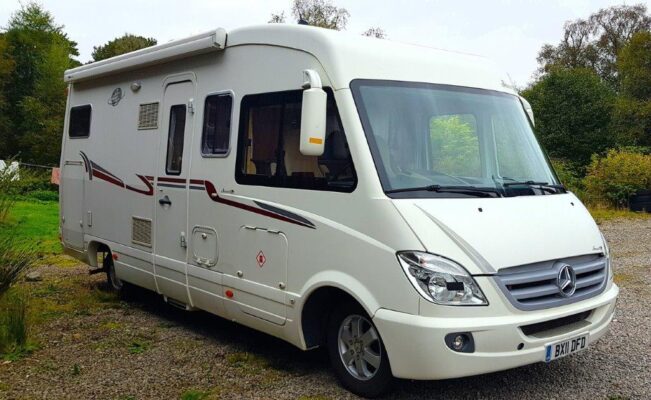 levoyageur 755sx mercedes 3-0l automatic motorhome front