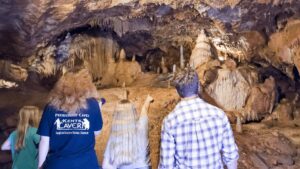 Kent Cavern Devon view with people